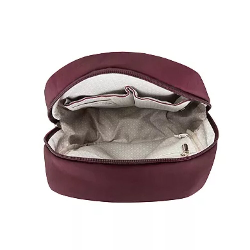 Travelon Peacock Blue Anti-Theft Essentials Backpack/NWT - Picture 3 of 12